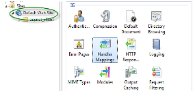 Setting up the HTTP module in the Internet Information Services (IIS) Manager Setting up the HTTP module in the Internet Information Services (IIS) Manager