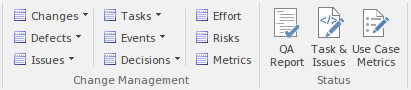 Part of the Construct ribbon in Sparx Systems Enterprise Architect. Part of the Construct ribbon in Sparx Systems Enterprise Architect.