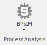 Part of the Simulate ribbon in Sparx Systems Enterprise Architect.