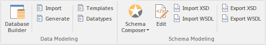 Part of the Code ribbon in Sparx Systems Enterprise Architect. Part of the Code ribbon in Sparx Systems Enterprise Architect.
