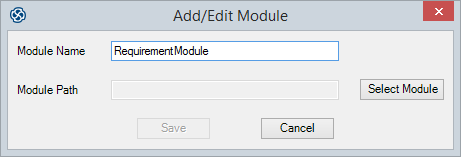 Adding/Editing a DOORS module, in Sparx Systems Enterprise Architect. Adding/Editing a DOORS module, in Sparx Systems Enterprise Architect.