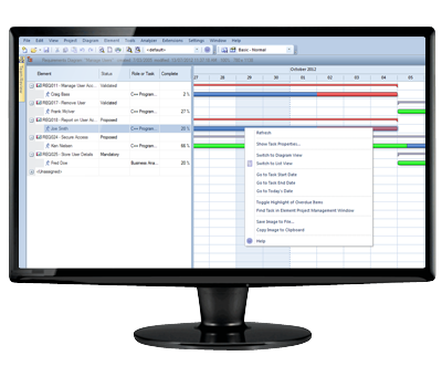 Project Gantt View